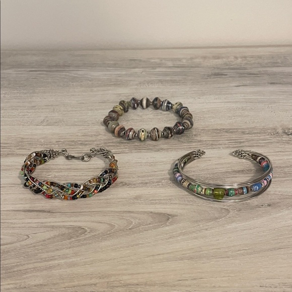 Jewelry - Elegant Multicolor Beaded Bracelet Set